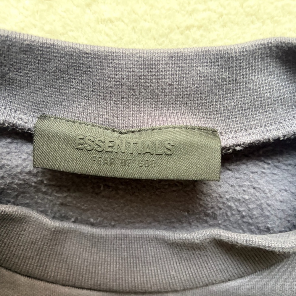 Essentials Pullover Men's Sweater in Dark Blue - Picture 4 of 5